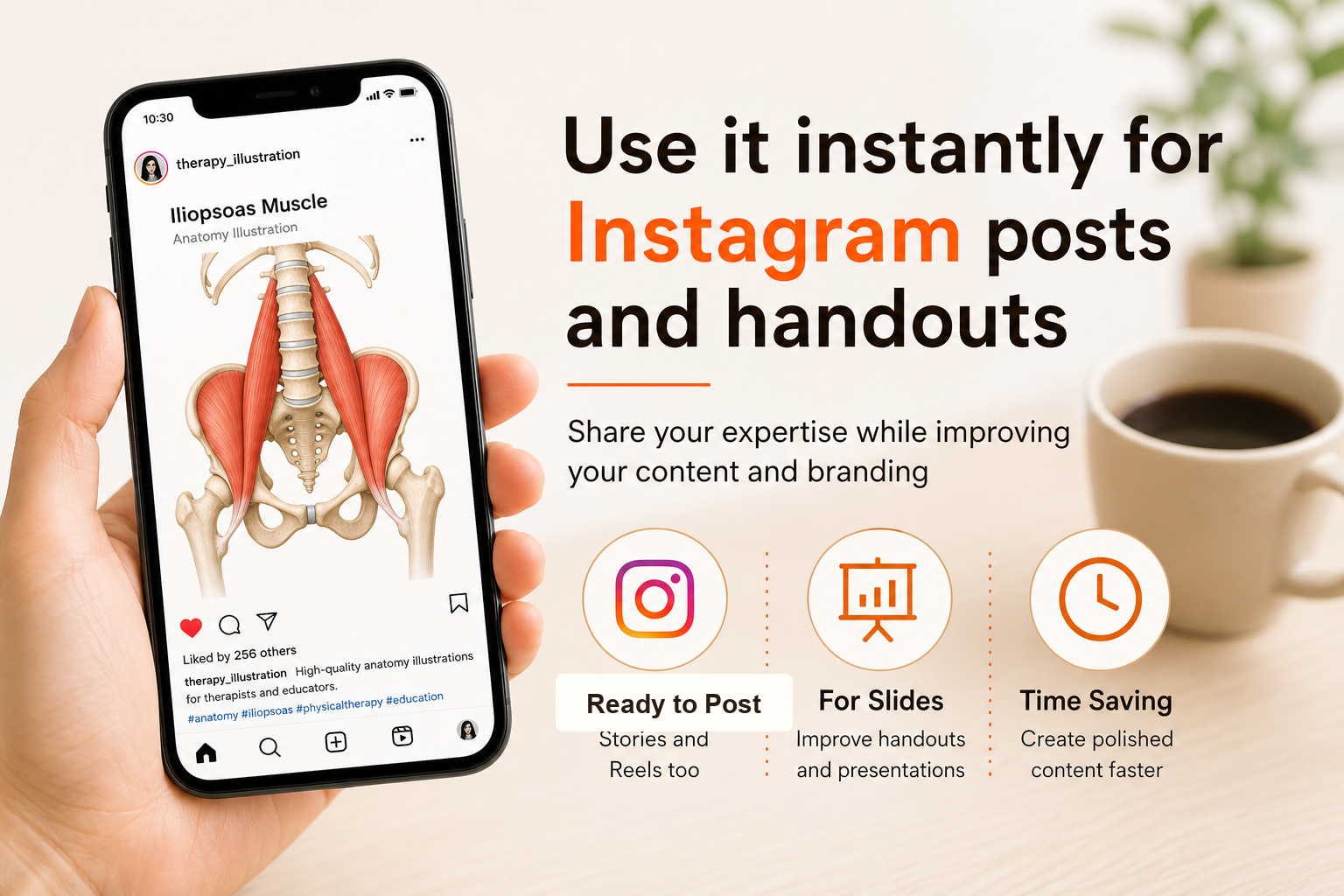 Ready for Instagram posts and materials